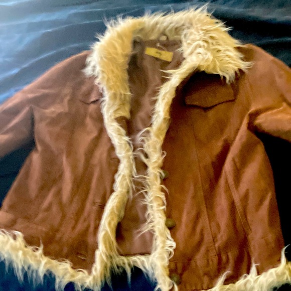 Vintage Suede Brown Jacket - Picture 1 of 8